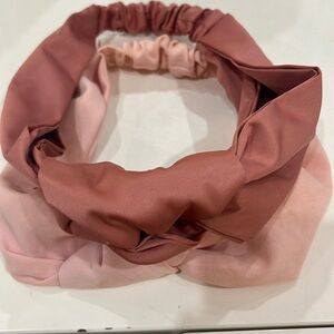 Two pink lululemon headbands